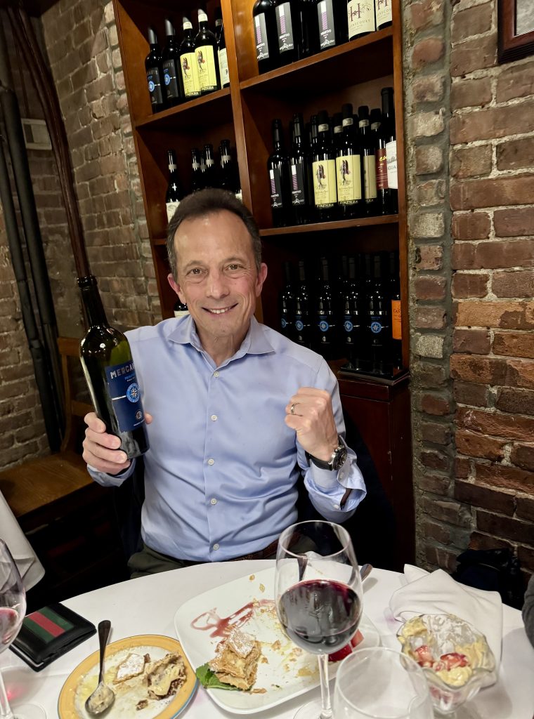 James Mercante at Lattanzi Cucina Italiana, NYC