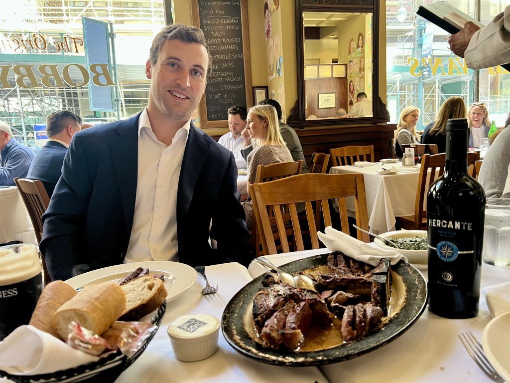 Thomas C. @ The Original NYC Vans Steakhouse