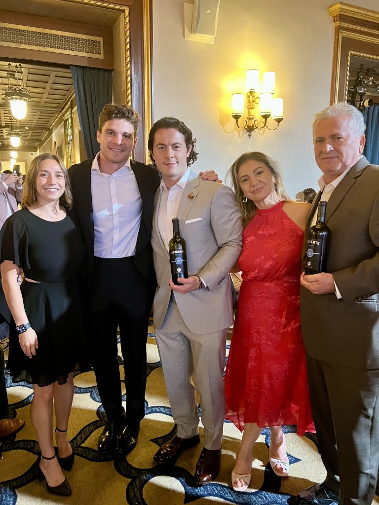 Brittany, Hugh and Desmond with Parents, Bob and Sara, Owner&rsquo;s of Bob&rsquo;s Thin Crust Pizza, Tappan, NY - THE BEST!