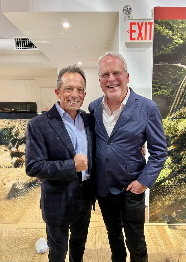 James Mercante and James Suckling at the J. Suckling Great Wines Italy 2024 Event, NYC